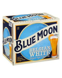 BLUE MOON BELGIAN WHITE 12oz 12PK CANS