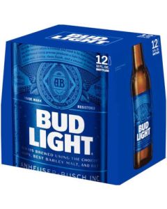 BUD LIGHT 12oz 12PK BOTTLES
