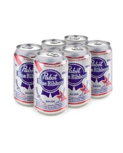 PABST BLUE RIBBON LAGER 12oz 6PK CANS