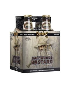 FOUNDERS BACKWOOD BASTARD BARREL AGED SCOTISH ALE 12oz 4PK BOTTLES