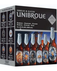 UNIBROUE SOMMELIER VIARIETY PACK BELGIAN 12OZ 6PK BOTTLES