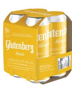 GLUTENBERG GLUTEN FREE BLONDE ALE 16oz 4PK CANS