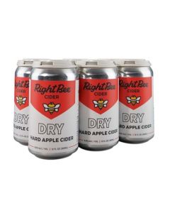 RIGHT BEE DRY CIDER  12oz 6PK CANS