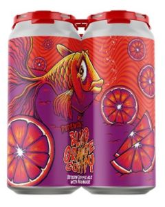 PIPEWORKS BLOOD ORANGE GUPPY PALE ALE 16oz 4PK CANS