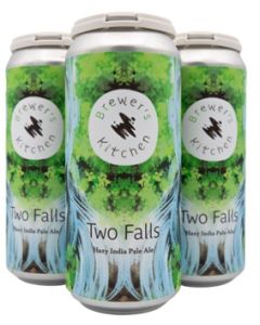 BREWERS KITCHEN TWO FALLS HAZY IPA 16oz 4PK CANS