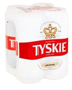 TYSKIE POLISH LAGER 16oz 4PK CANS