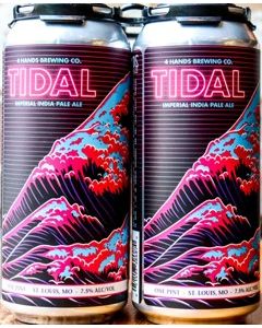 4 HANDS TIDAL IMPERIAL IPA 16oz 4PK CANS