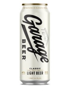 GARAGE BEER CLASSIC LIGHT LAGER BEER 19.2oz SINGLE CAN