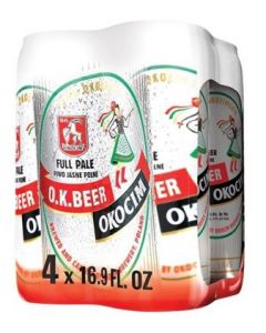 OKOCIM POLISH LAGER 16oz 4PK CANS