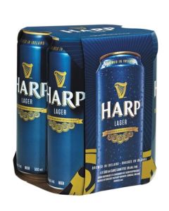 HARP IRISH LAGER 16oZ 4PK CANS