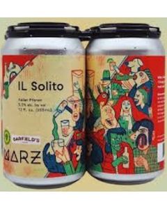 MARZ IL SOLITO ITALIAN PILSNER 12oz 4PK CANS