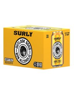 SURLY OUTLOOK GOOD NON ALCOHOLIC HOPPY PALE 12oz 6PK CANS