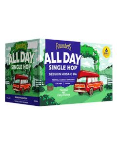 FOUNDER SESSION ALL DAY SINGLE HOP MOSAIC 12oz 6PK CANS