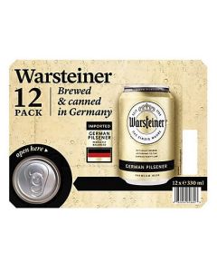 WARSTEINER GERMAN PILSNER 12oz 12PK CANS