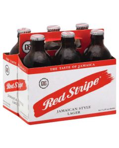 RED STRIPE JAMACIAN LAGER 12oz 6PK BOTTLES