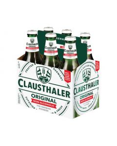 CLAUSTHALER BEER NON ALCOHOLIC 12oz 6PK BOTTLES