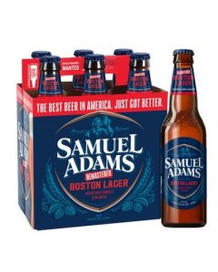 SAM ADAMS BOSTON LAGER 12oz 6PK BOTTLES