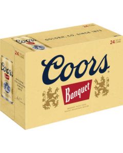 COORS BANQUET LAGER 12oz 24PK LOOSE CANS