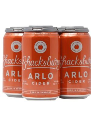 SHACKSBURY ARLO CIDER 12oz 4PK CANS - Schaefer’s