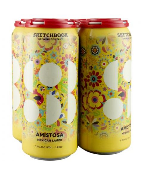 SKETCHBOOK AMISTOSA MEXICAN LAGER 16oz 4PK CANS