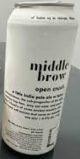 MIDDLE BROW OPEN CRUSH IPA 16oz 4PK CANS