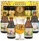 CHOUFFE DISCOVERY PACK W/GLASS 11oz 4PK BOTTLES